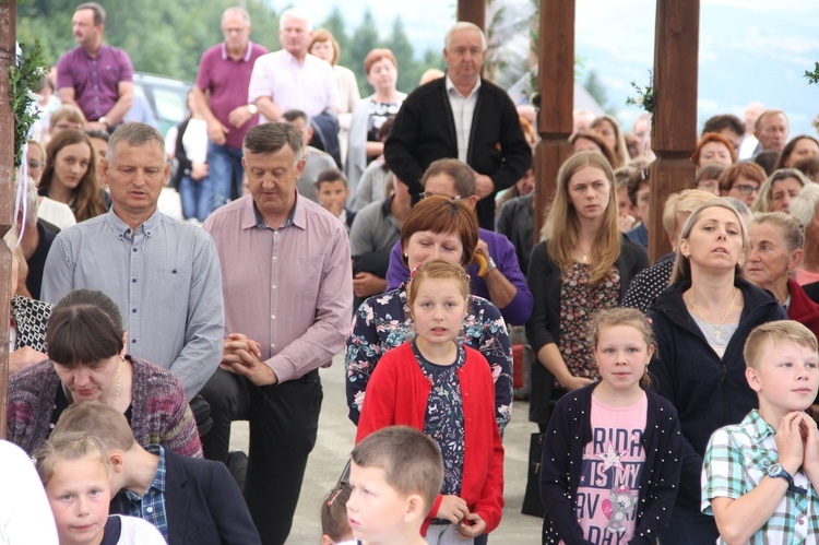 Tęgoborze. Poświęcenie kaplicy pw. Bożego Miłosierdzia