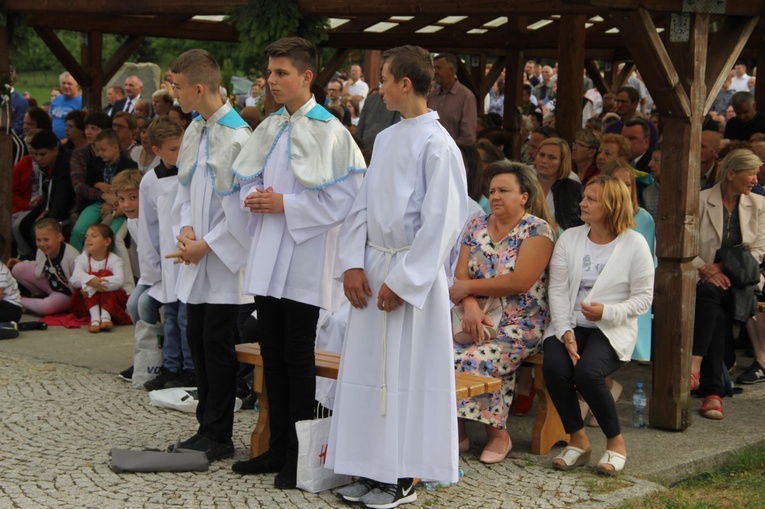 Tęgoborze. Poświęcenie kaplicy pw. Bożego Miłosierdzia