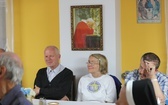 Bp Roman Pindel z chorymi w Polance Górnej - 2019