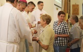 Bp Roman Pindel z chorymi w Polance Górnej - 2019