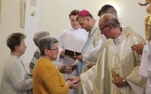 Bp Roman Pindel z chorymi w Polance Górnej - 2019