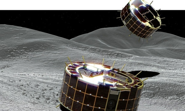 Wypuszczone przez sondę Hayabusa2 łaziki po raz pierwszy pobrały próbki z asteroidy Ryugu  we wrześniu 2018 r.