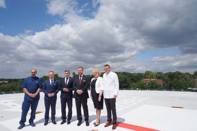 Lądowisko dla helikopterów w Szpitalu Miejskim w Zabrzu