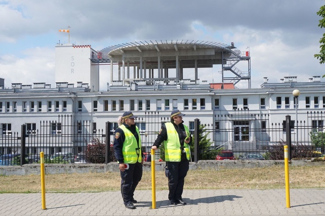 Lądowisko dla helikopterów w Szpitalu Miejskim w Zabrzu