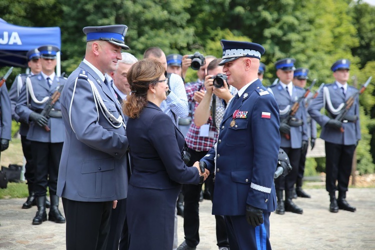 Wojeówdzkie Święto Policji na Świętym Krzyżu