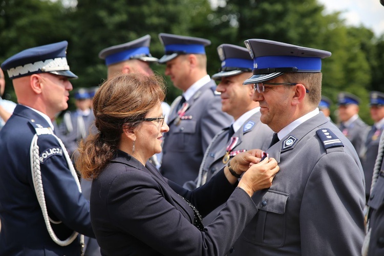 Wojeówdzkie Święto Policji na Świętym Krzyżu