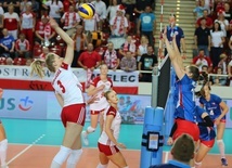 Polska-Czechy. Mecz siatkarski. 