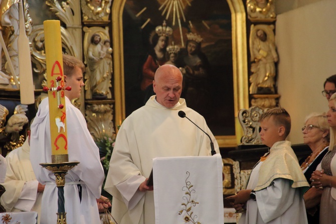 Pielgrzymka wodą i lądem z Nadola do Żarnowca