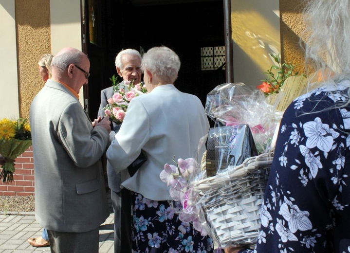 75. rocznica ślubu państwa Huków z Gliwic   