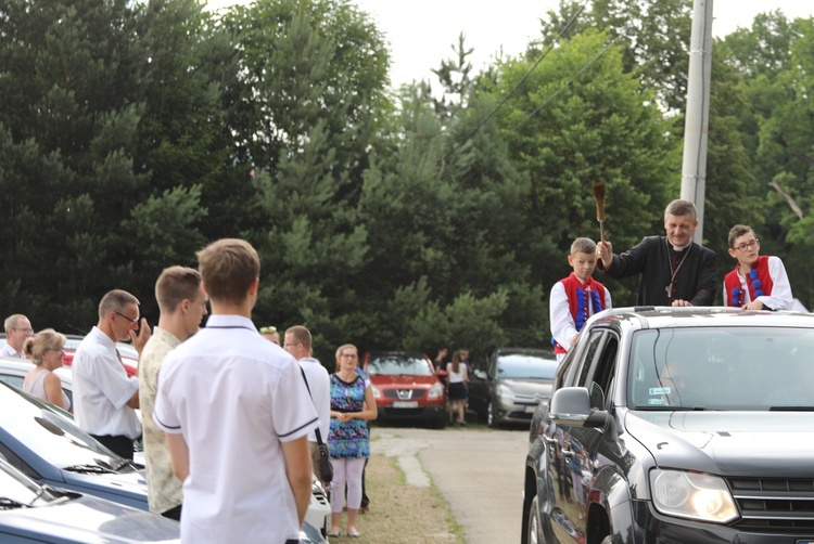 Pielgrzymka kierowców i poświęcenie samochodów w Rychwałdzie - 2019