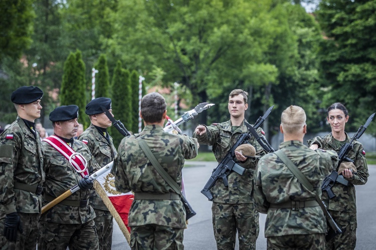 Braniewo. Przysięga żołnierzy Wojsk Obrony Terytorialnej