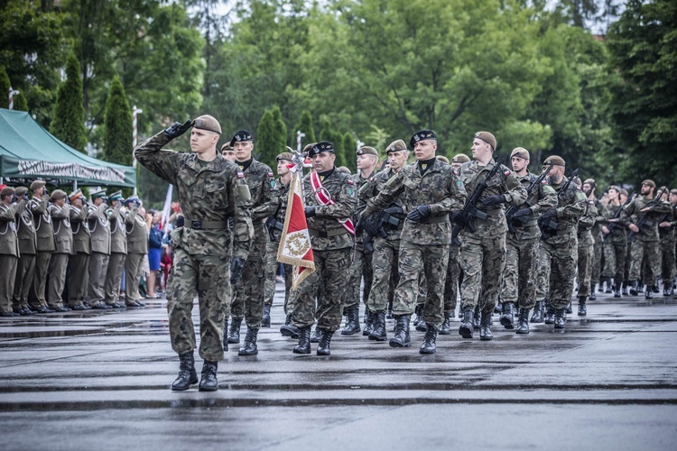 Braniewo. Przysięga żołnierzy Wojsk Obrony Terytorialnej