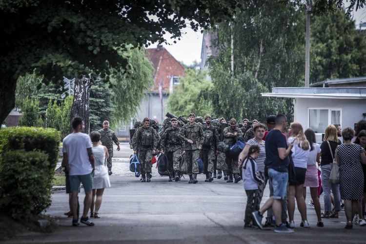 Braniewo. Przysięga żołnierzy Wojsk Obrony Terytorialnej