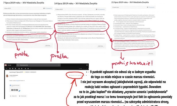 Białostocka parafia dziękowała sprawcom przemocy?! Jest odpowiedź na zarzuty