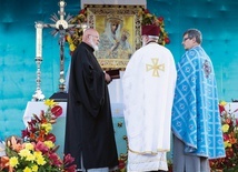Akatyst – maryjna modlitwa grekokatolików przed kopią obrazu MB Budsławskiej.