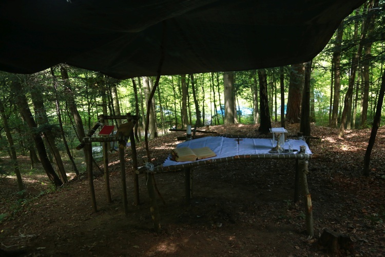 Obóz harcerski w Dołach