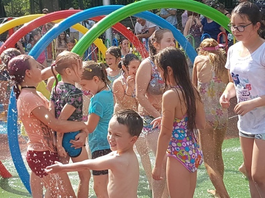 Wodny plac zabaw dla dzieci w Siemianowicach Śląskich