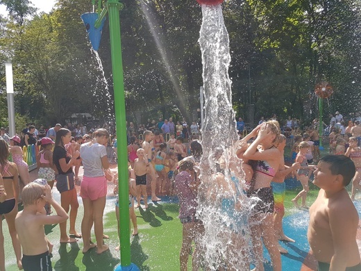 Wodny plac zabaw dla dzieci w Siemianowicach Śląskich