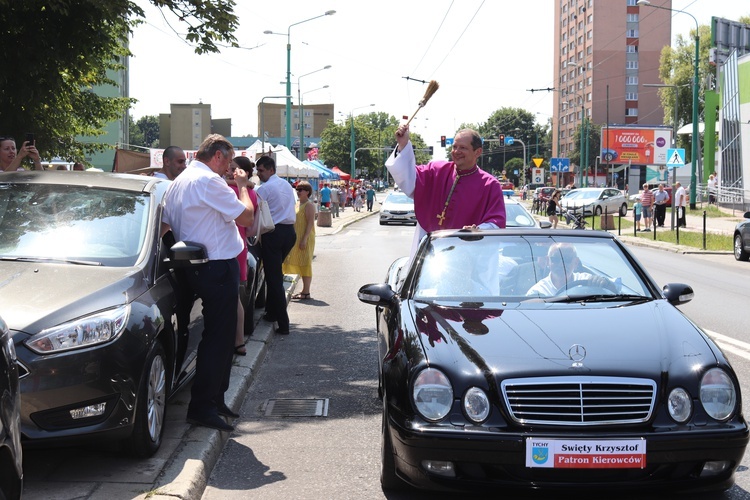 Błogosławienie pojazdów w Tychach