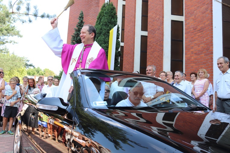 Błogosławienie pojazdów w Tychach