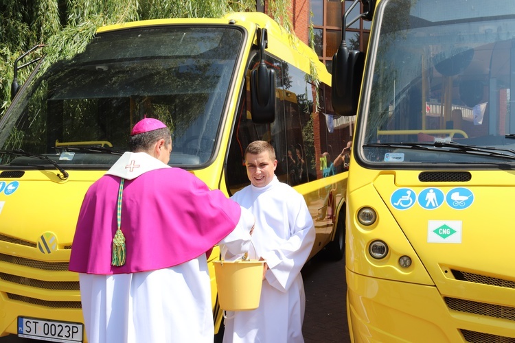 Błogosławienie pojazdów w Tychach