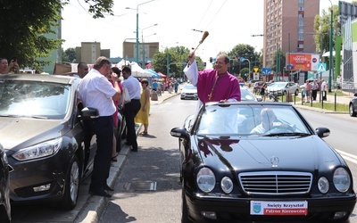 Błogosławienie pojazdów w Tychach