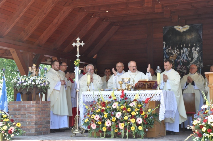 Koronacja figurki św. Anny w Oleśnie