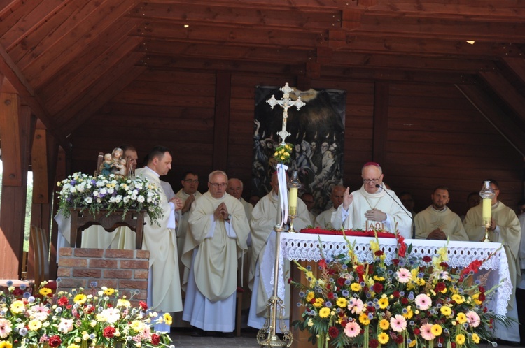 Koronacja figurki św. Anny w Oleśnie