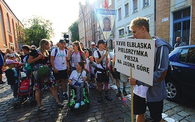 Pierwsi pątnicy na szlak wyszli w niedzielę 28 lipca.