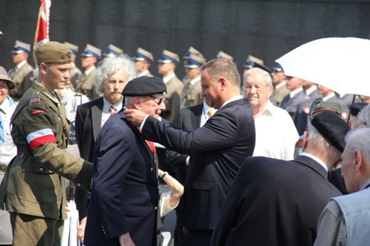 Andrzej Duda spotkał się z powstańcami 
