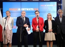 Schetyna, Sienkiewicz, Nowacka, Kowal wśród "jedynek" KO w wyborach parlamentarnych