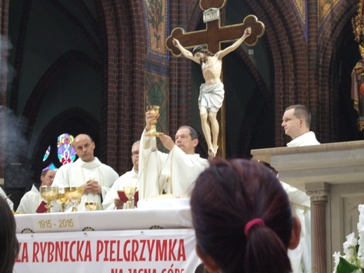 74 Piesza Rybnicka Pielgrzymka na Jasną Górę - Eucharystia na rozpoczęcie i wymarsz