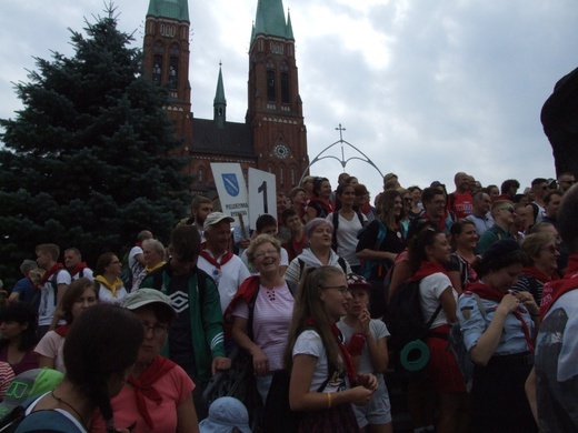 74 Piesza Rybnicka Pielgrzymka na Jasną Górę - Eucharystia na rozpoczęcie i wymarsz