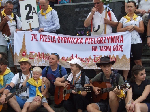 74 Piesza Rybnicka Pielgrzymka na Jasną Górę - Eucharystia na rozpoczęcie i wymarsz