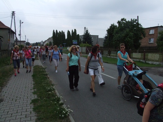 74 Piesza Rybnicka Pielgrzymka - przemarsz grup