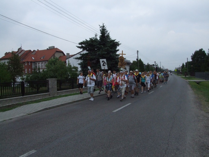 74 Piesza Rybnicka Pielgrzymka - przemarsz grup