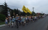 74 Piesza Rybnicka Pielgrzymka - przemarsz grup