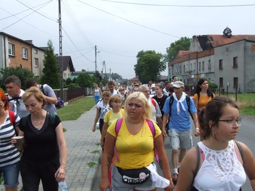 74 Piesza Rybnicka Pielgrzymka - przemarsz grup