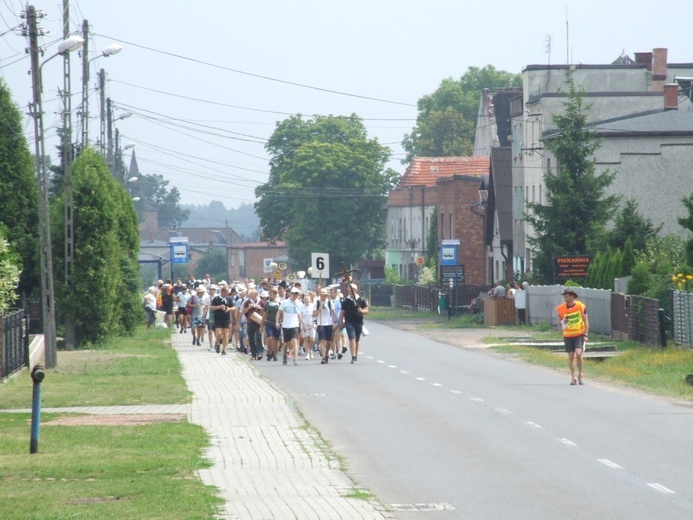 74 Piesza Rybnicka Pielgrzymka - przemarsz grup