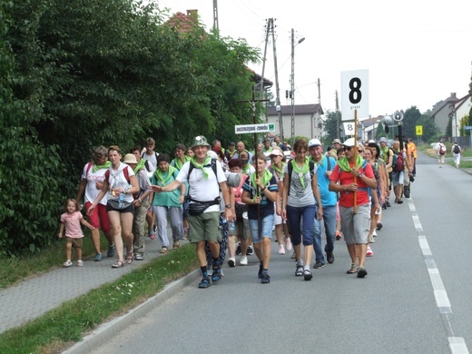 74 Piesza Rybnicka Pielgrzymka - przemarsz grup