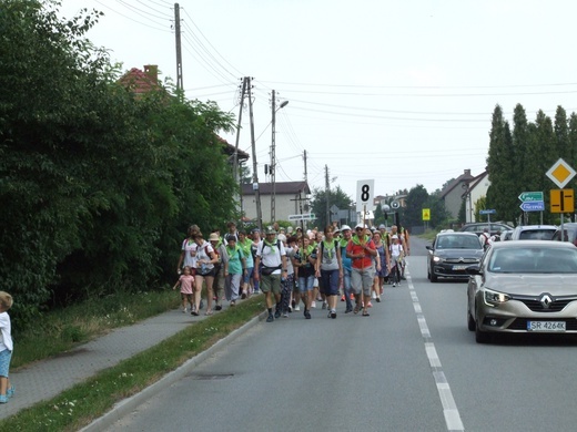 74 Piesza Rybnicka Pielgrzymka - przemarsz grup