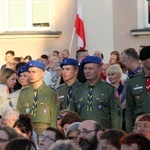 Uroczystości przed Pomnikiem Powstania Warszawskiego