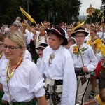 Wejście Pieszej Pielgrzymki Góralskiej na Jasną Górę 2019