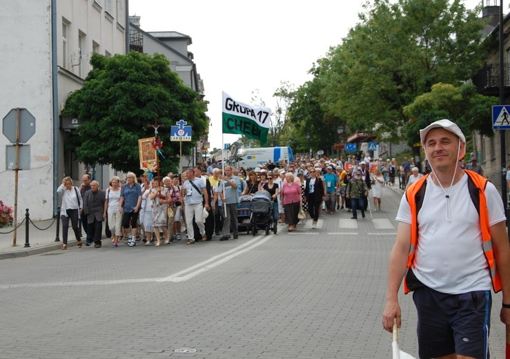 Wyjście pielgrzymów z Chełma