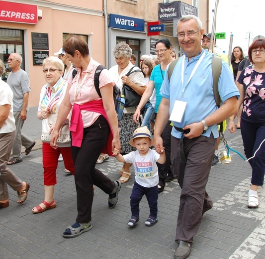 Wyjście pielgrzymów z Chełma