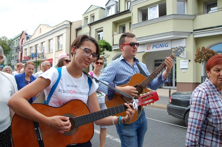 Wyjście pielgrzymów z Chełma