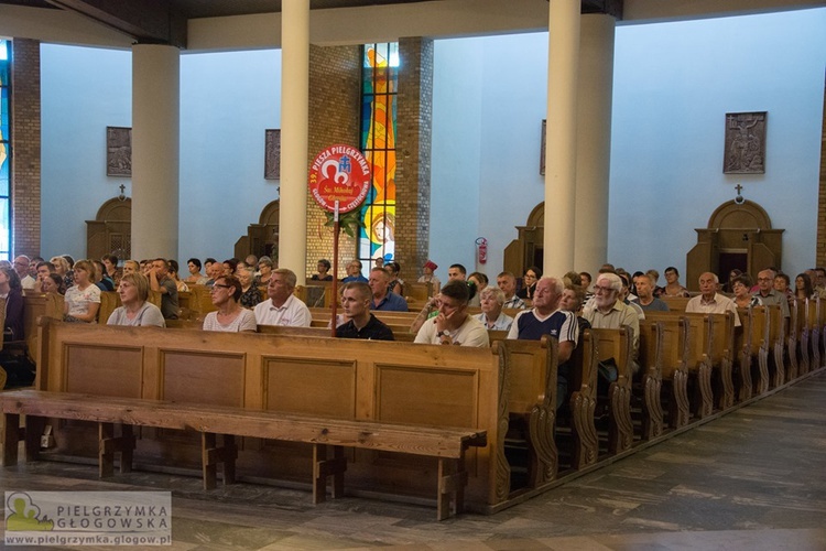 Msza św. na rozpoczęcie 39. Pieszej Pielgrzymki Głogowskiej