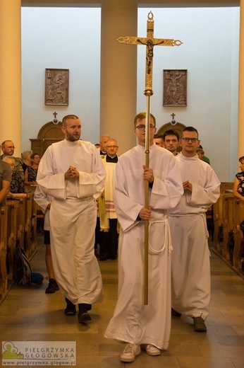 Msza św. na rozpoczęcie 39. Pieszej Pielgrzymki Głogowskiej