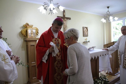 Powitanie sióstr nazaretanek w bielskim Domu Matki i Dziecka Caritas