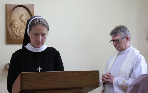 Powitanie sióstr nazaretanek w bielskim Domu Matki i Dziecka Caritas
